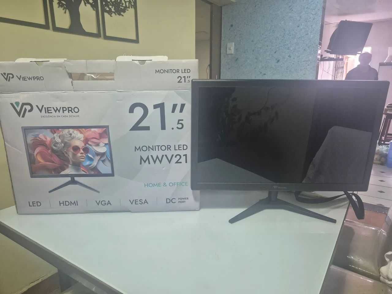 Monitor ViewPro MWV21 21,5'' LED Novo na caixa