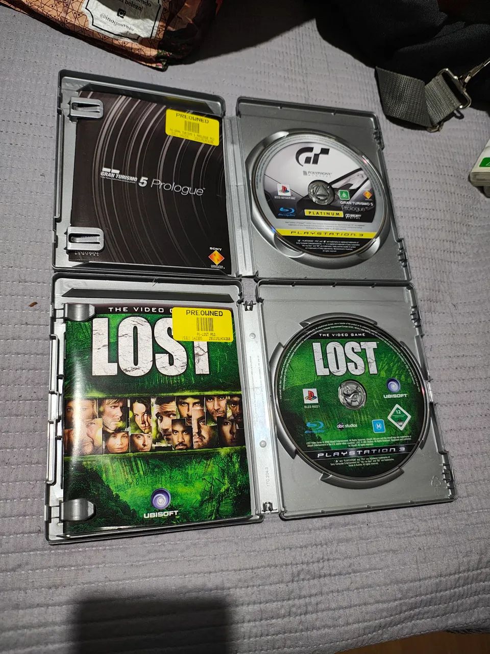 Lote de 2 jogos PS3 - Gran Turismo 5 Prologue e LOST