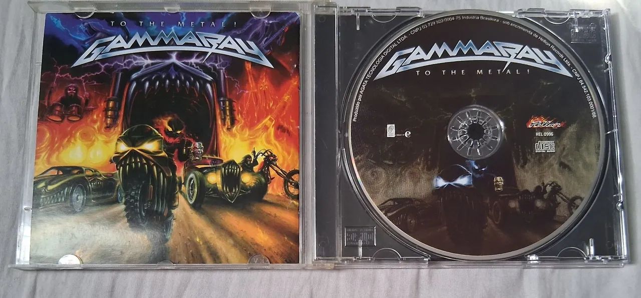 CD Gamma Ray - To The Metal! - Foto 2