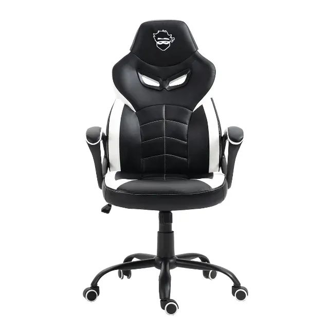Cadeira Gamer Ninja Jiraya, Preto e Branco