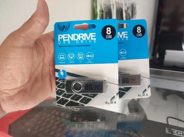 Pen drive 8Gb - Novo - Foto 5