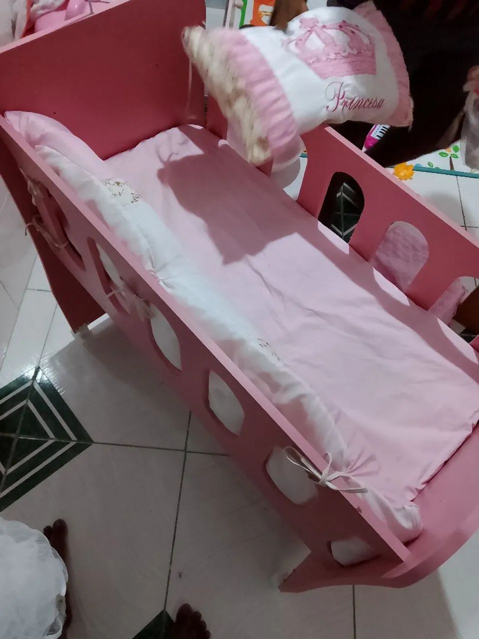 VENDO MINI CAMA, ROSA!! - Foto 5