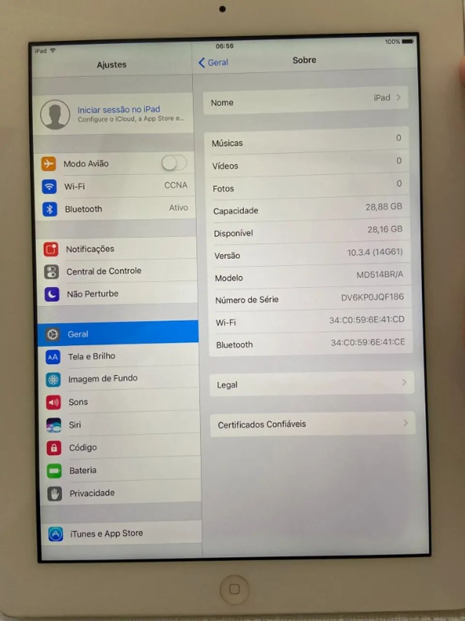 iPad 4a geração 32GB branco - Foto 4