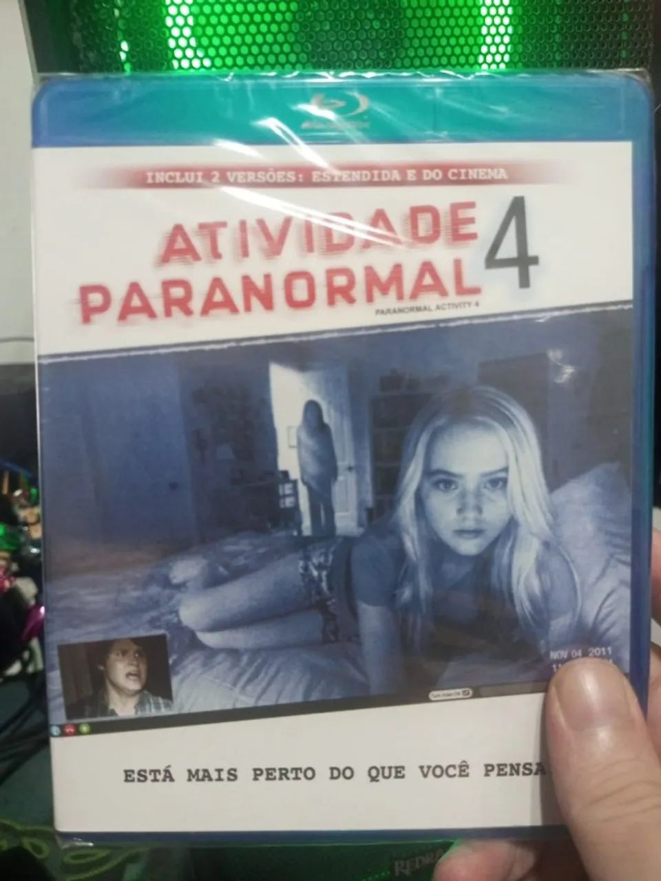 Atividade Paranormal 4  Blu-ray lacrado paranormal activity