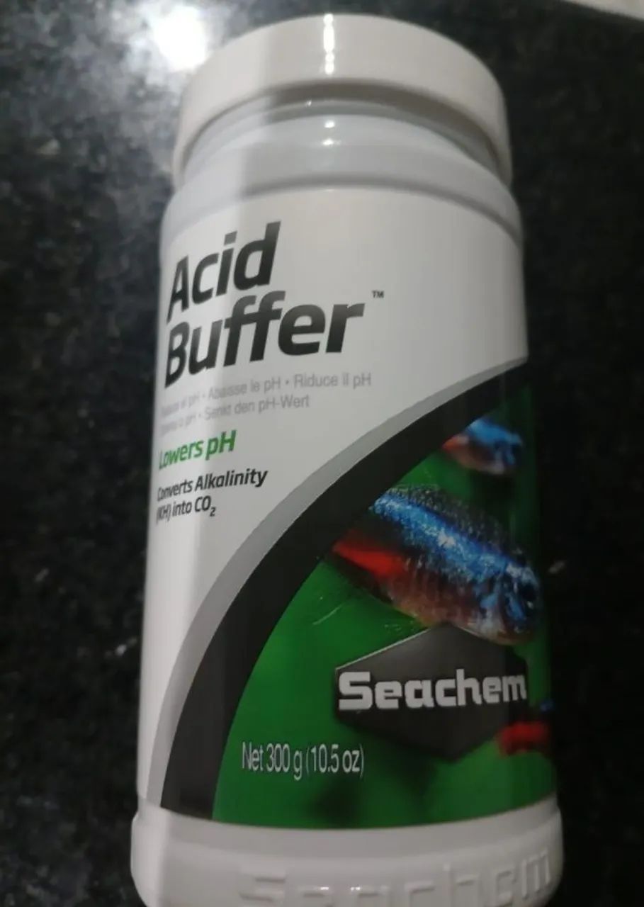 Regulador de ph aquário. Acid buffer 300g