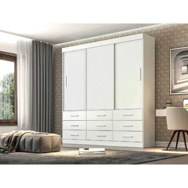 3-Door Wardrobe – Up to 10 Interest-Free Installments
