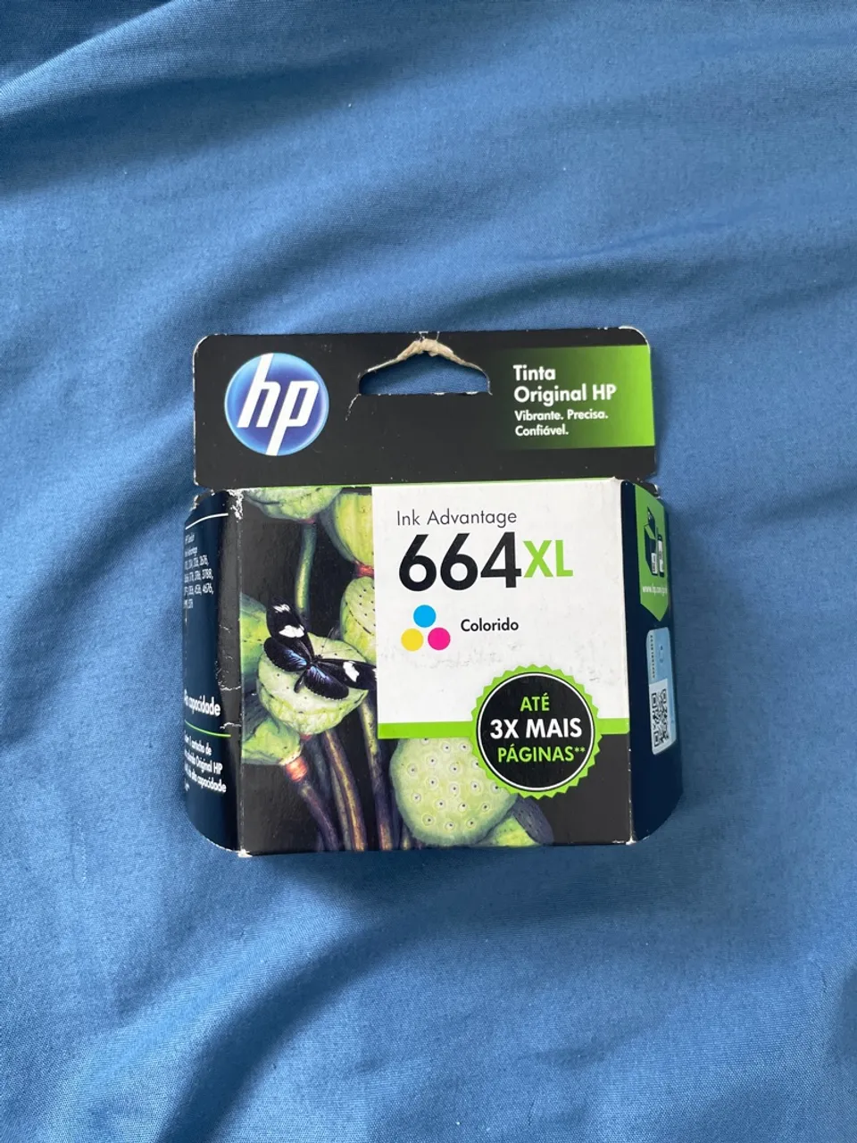 Cartucho de Tinta HP 664XL Colorido Original