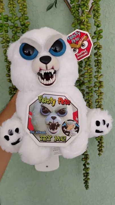 Pelucia Feisty Pets Urso Polar  - Foto 3