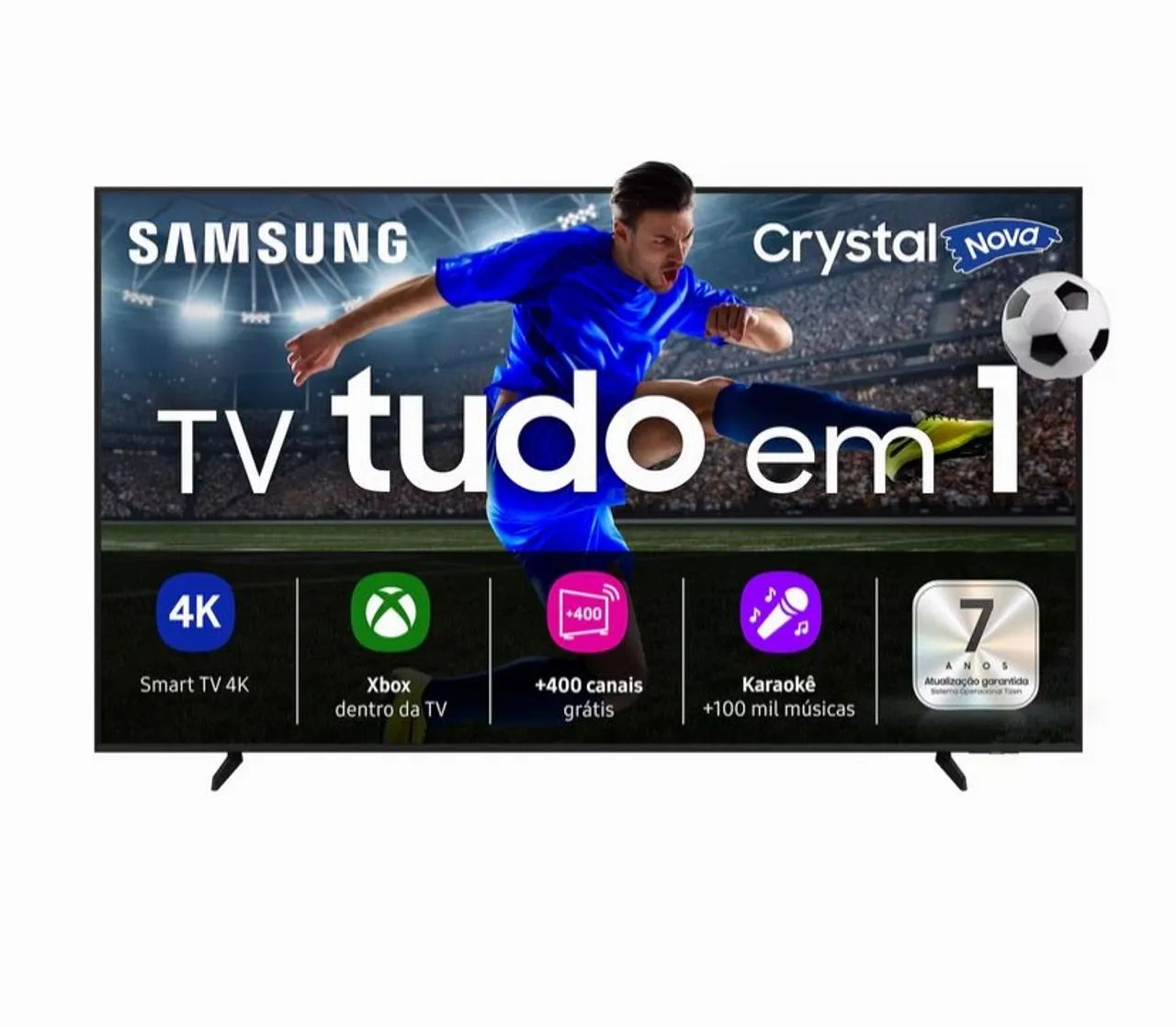 Smart TV Samsung 50 Crystal UHD 4K - NOVAS - Foto 3