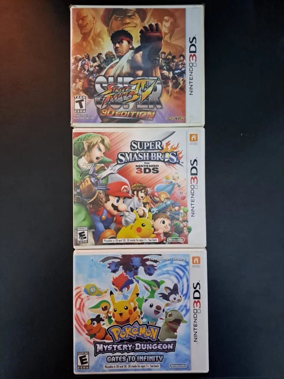 Jogos Nintendo 3ds (LEIA A DESCRIÇÃO) - Super Smash Bros - Street Fighter