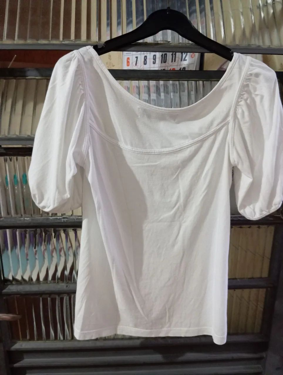Blusa branca Zara feminina - Foto 5