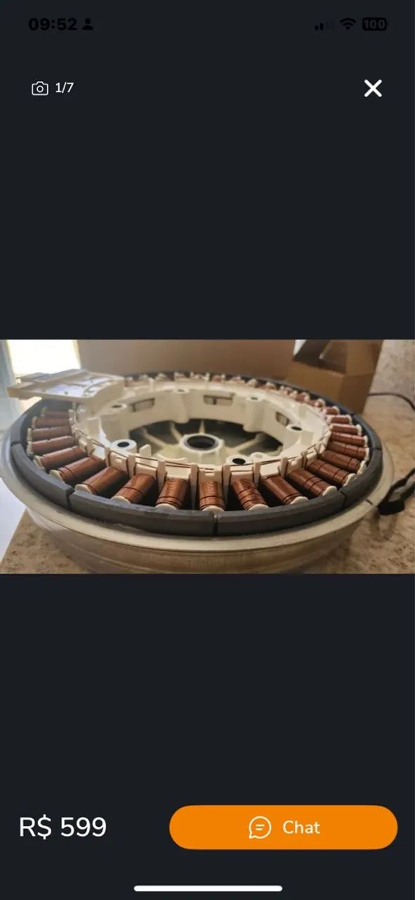 Estator e outras peças lava e seca Electrolux LSE11