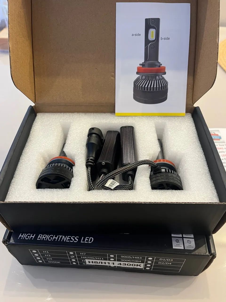 LED K5C 4300k - H11/ H9/ H8  - Foto 3