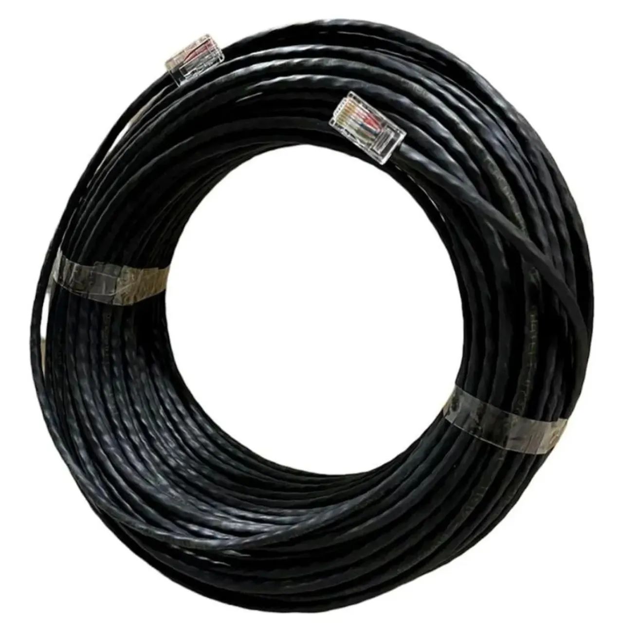 Cabo de Rede Ethernet internet 60 metros rj45 crimpado - Foto 4