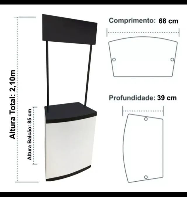 Stande de Vendas e atendimento.