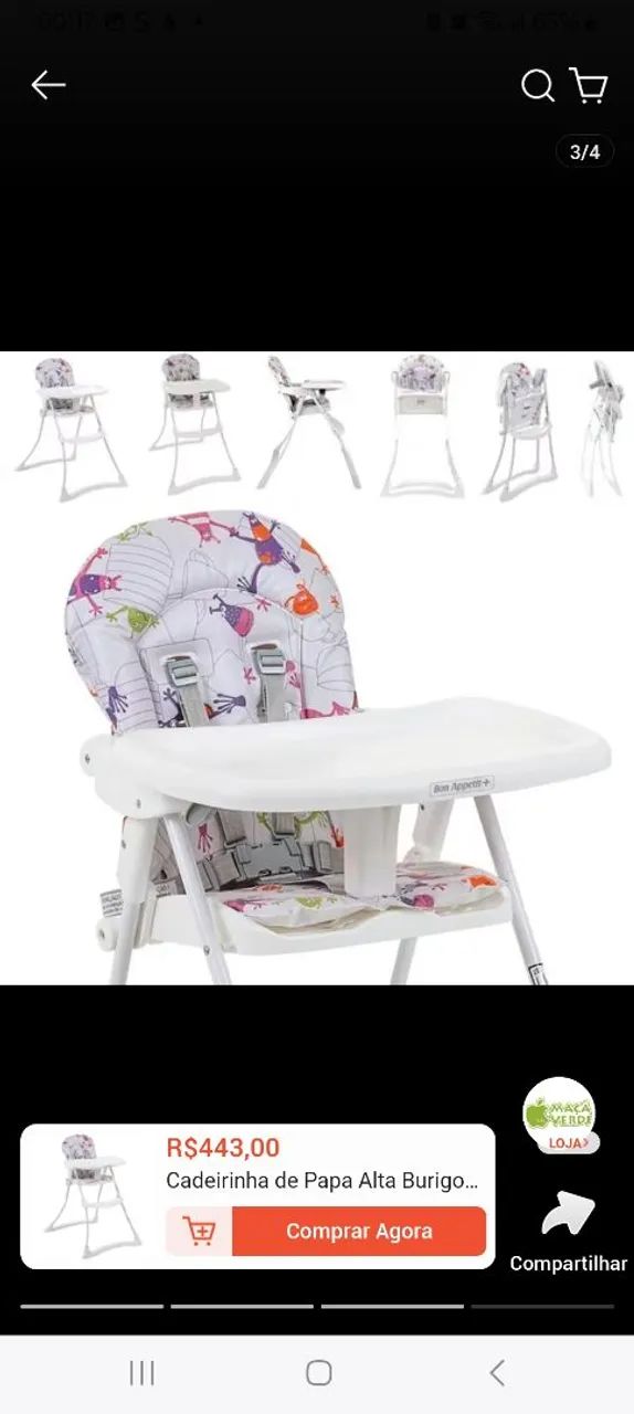 Cadeira alimentação 