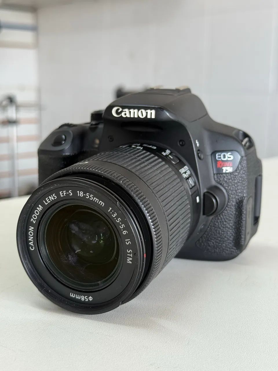 URGENTE - Camera Canon Eos Rebel T5i + 18-55 + 1 Baterias - Foto 6