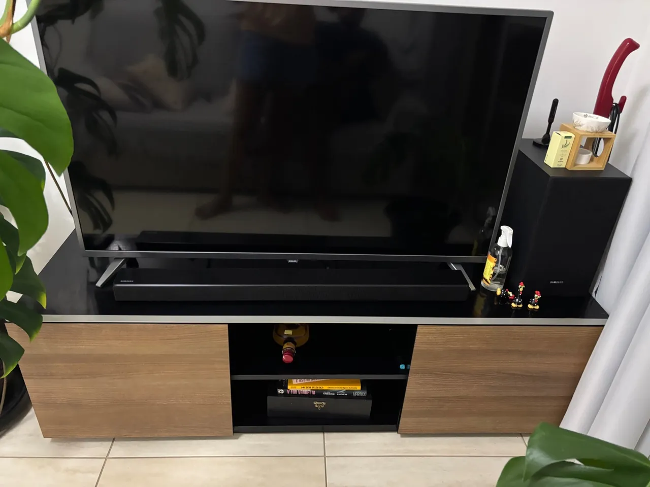 Rack para TV com design moderno e elegante