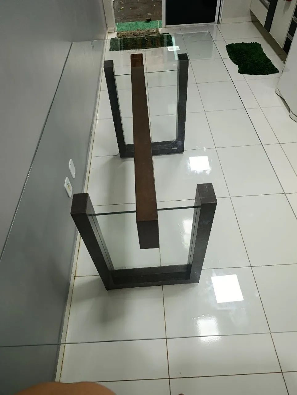 Dining Table with Glass Top 2.10x 1.20 with Modern and Elegant Design63825051063427120