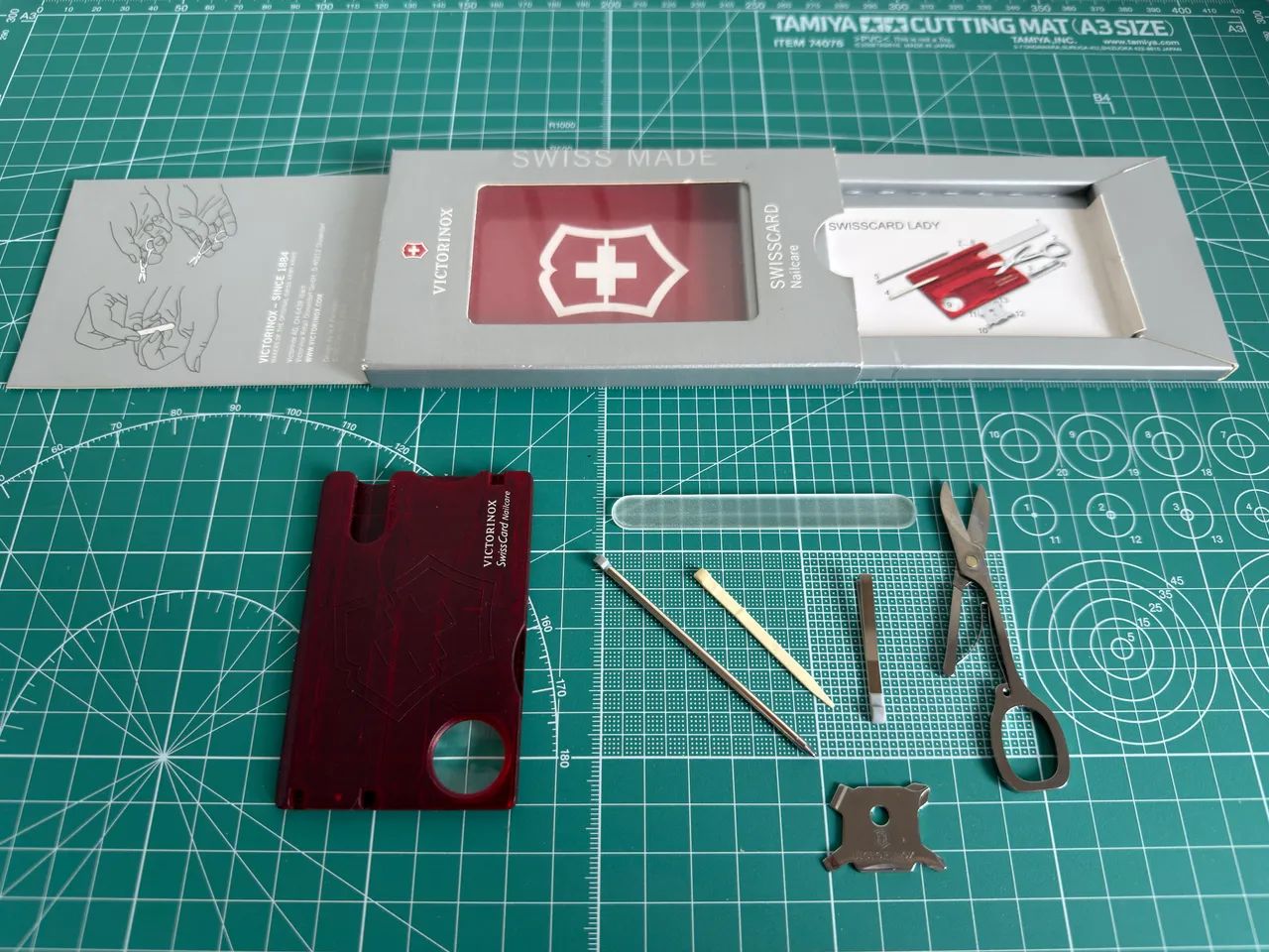 Victorinox Swiss Card Nailcare Vermelho - Usado apenas 1 vez, excelente estado - Foto 2