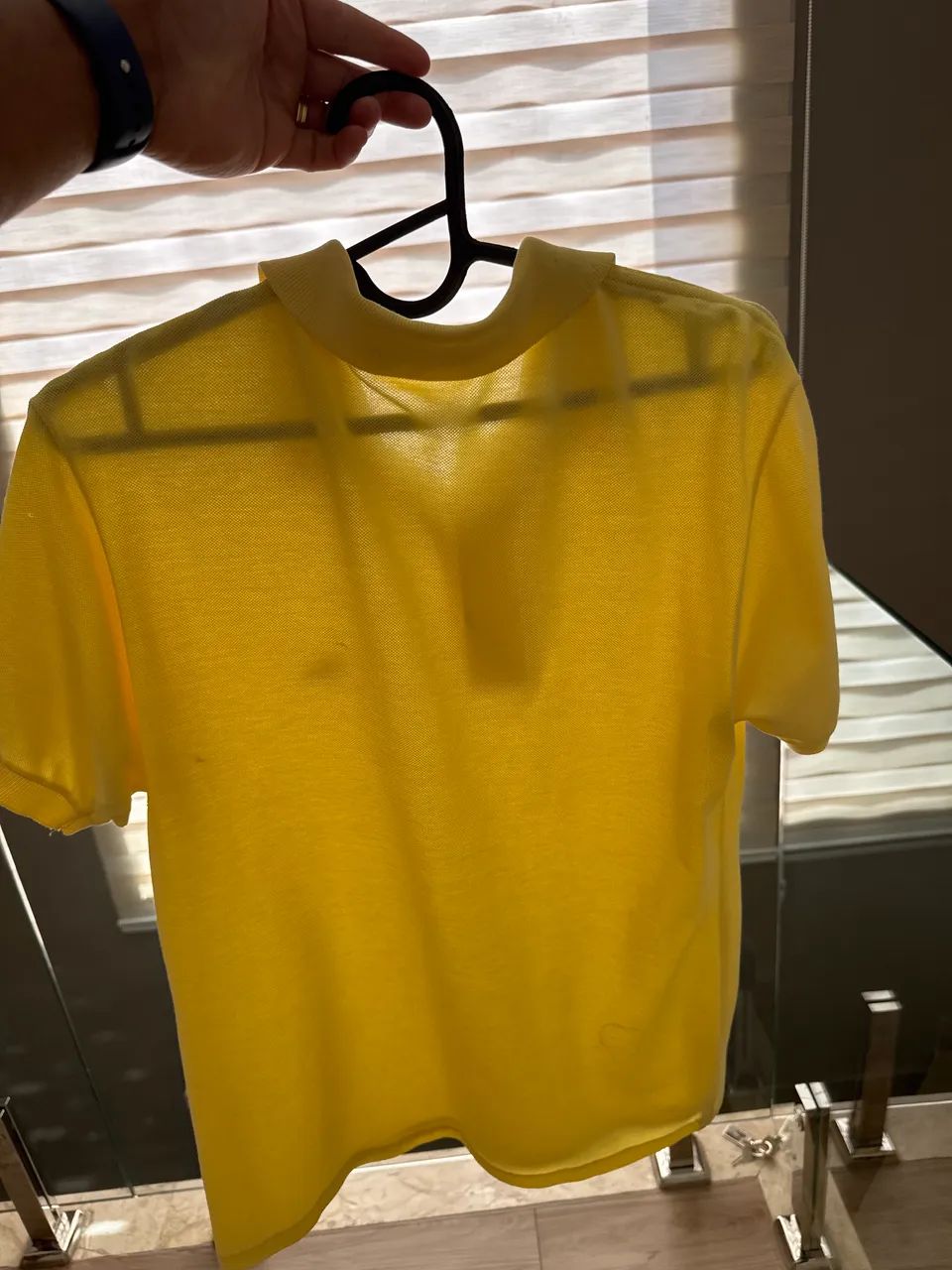 Camiseta Lacoste Amarela  - Foto 3