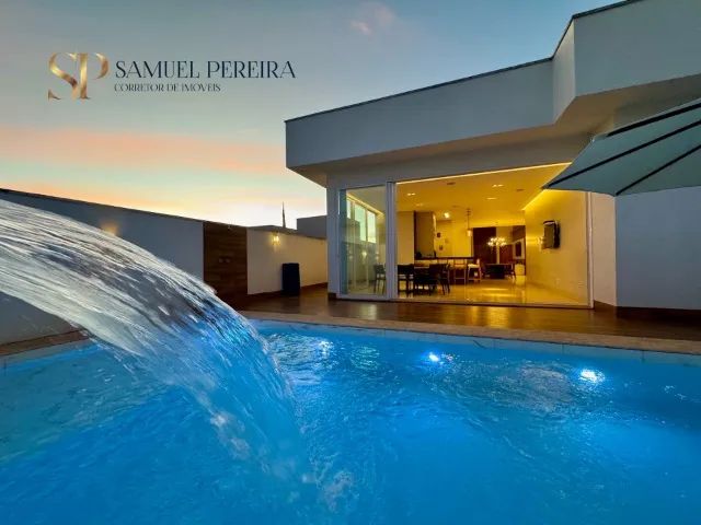 Condomínio do Lago 4 suítes plenas casa térrea mobiliada - Foto 5
