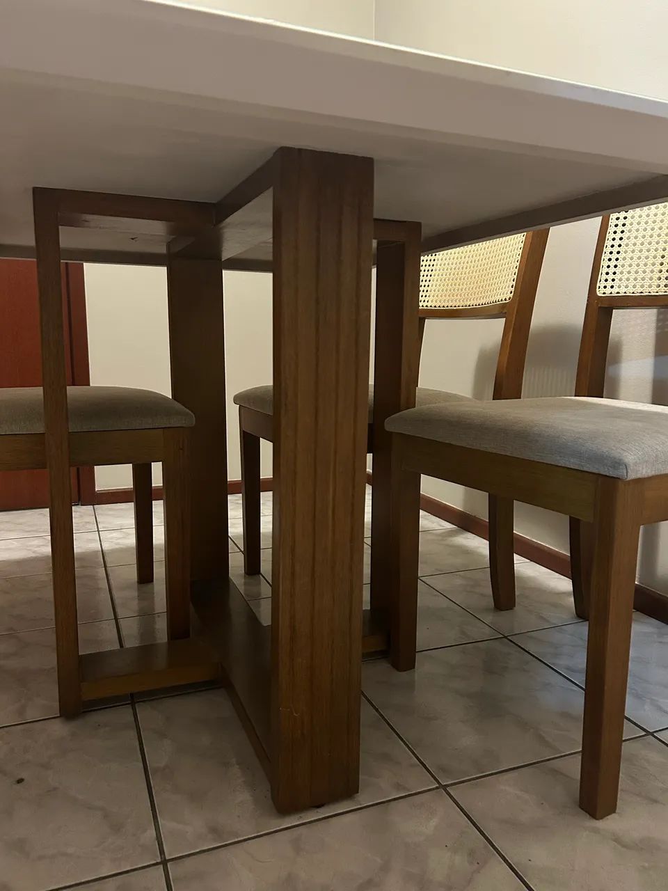 Mesa com tampo de vidro - Foto 5