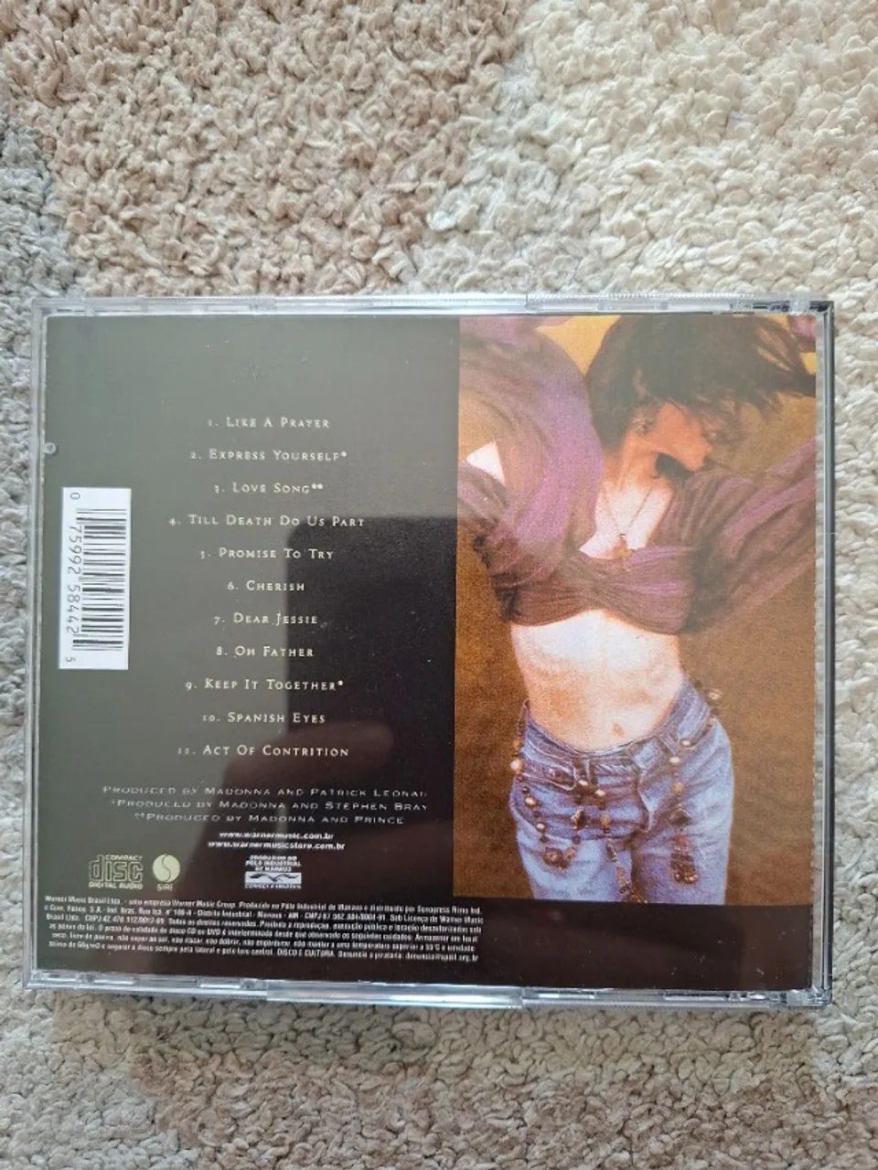 CD Madonna Like a prayer em excelente estado - Foto 3