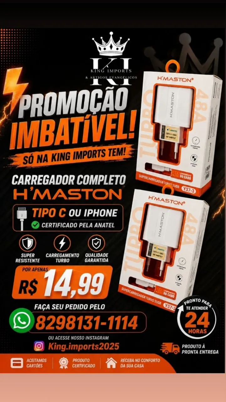 Cabo de iPhone e de vários modelos atendimento 24 horas - Foto 2