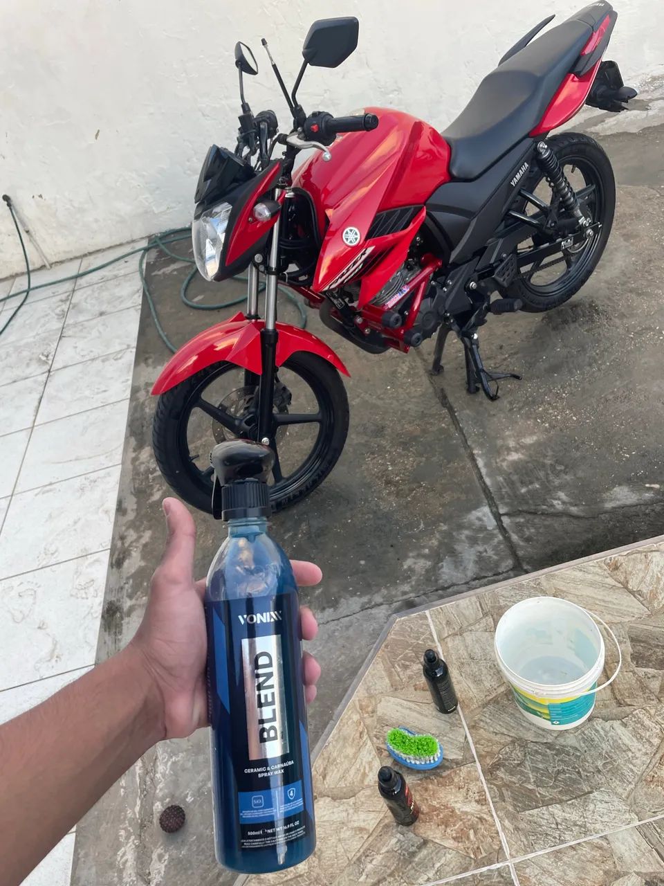 Fazer 150 vermelha - Foto 2