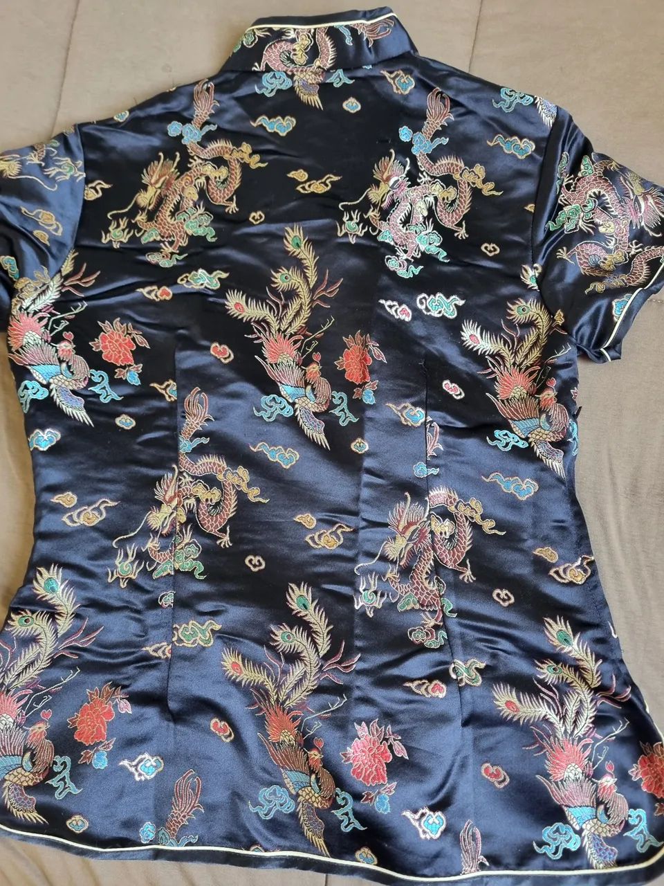 Camisa cetim japonesa p - Foto 3