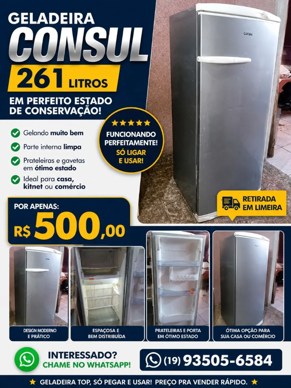 Expositora 5 portas + ilha de congelados - Geladeiras e Freezers