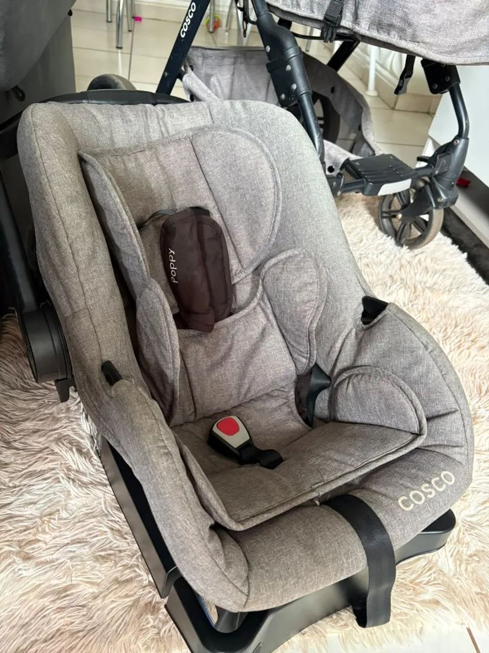 Carrinho de bebê, bebê conforto, kit carrinho de bebê  - Foto 2