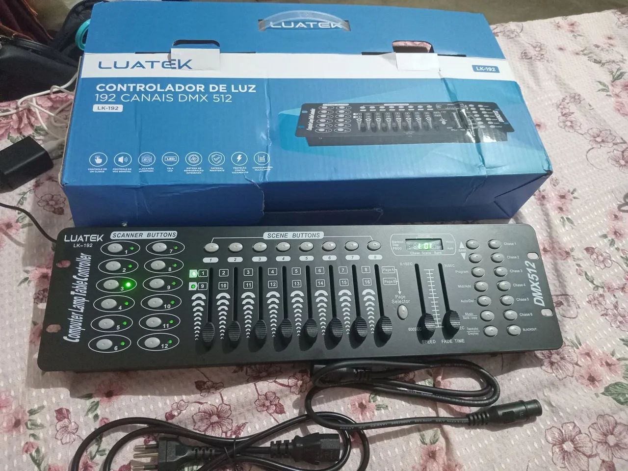 Mesa controladora de luz DMX  - Foto 3