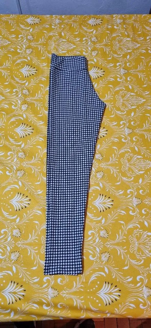 Calça legging estampa azul marinho G nova - Foto 2