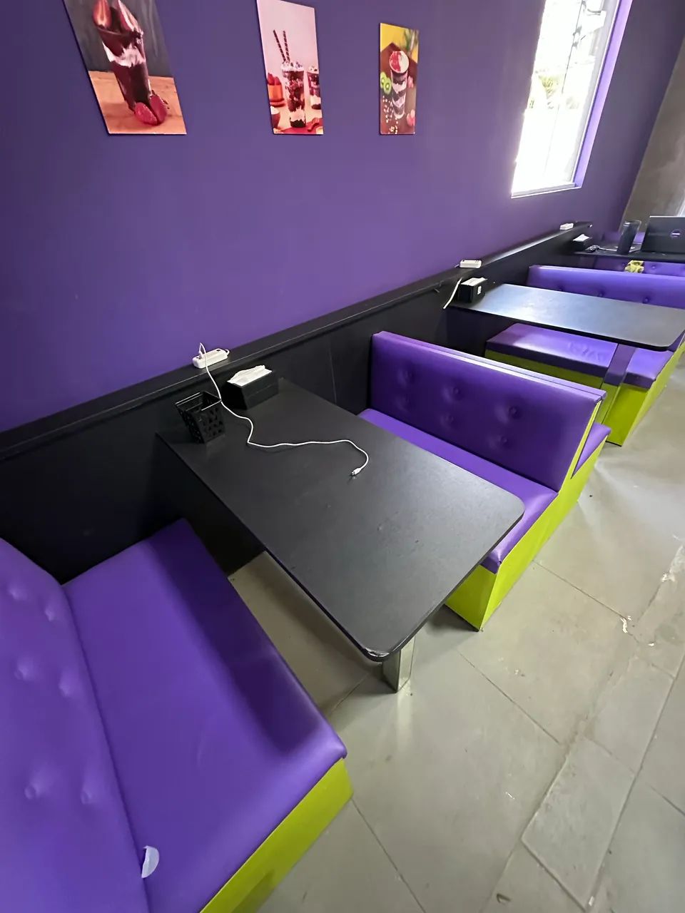 Mesas puff com carregador   - Foto 4