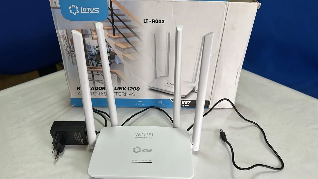 Roteador 4 antenas 5 portas  - Foto 3