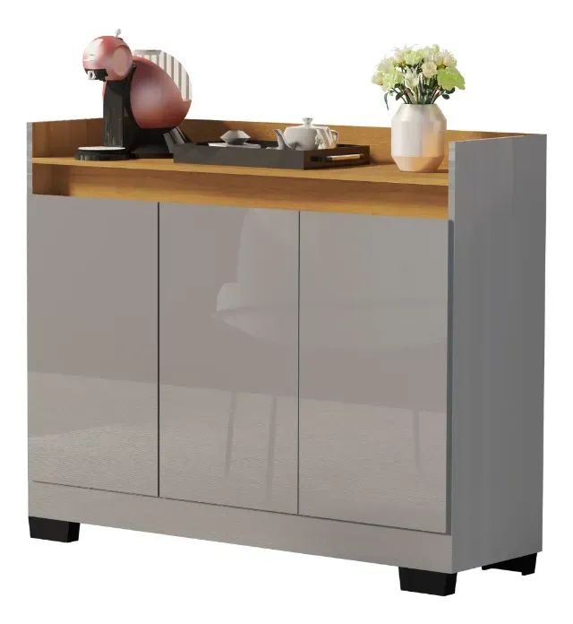 Armário buffet cinza