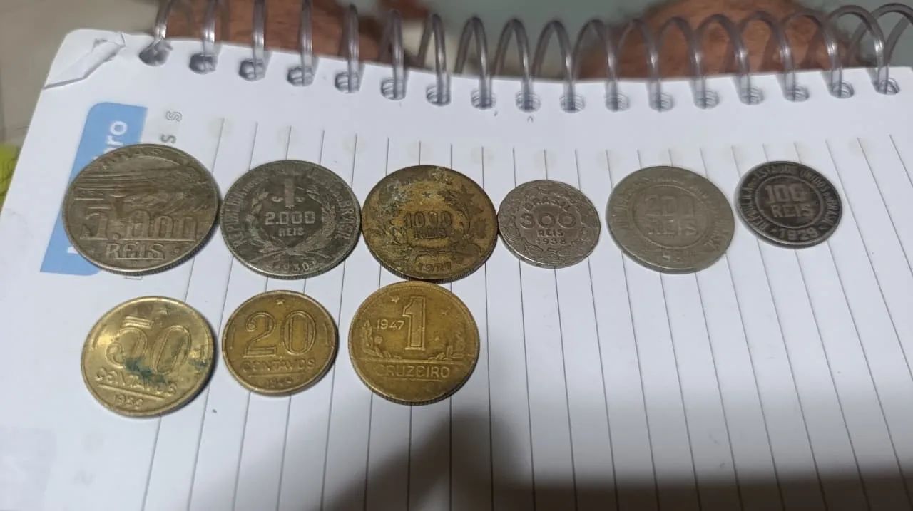 Moedas de prata 