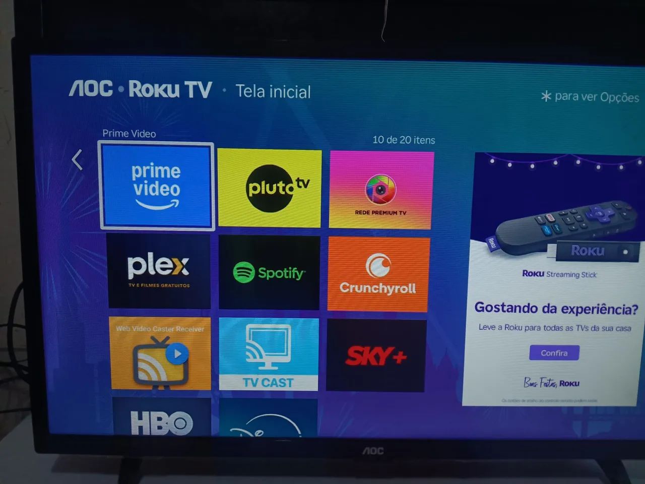 Tv smart aoc Roku 32 polegadas  - Foto 4