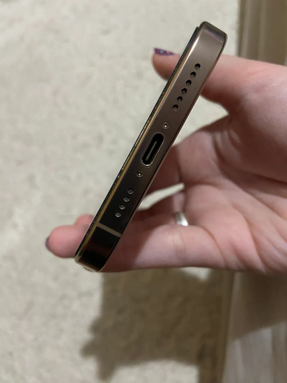 Iphone 16 Pro Max 256Gb Titânio Deserto  - Foto 5