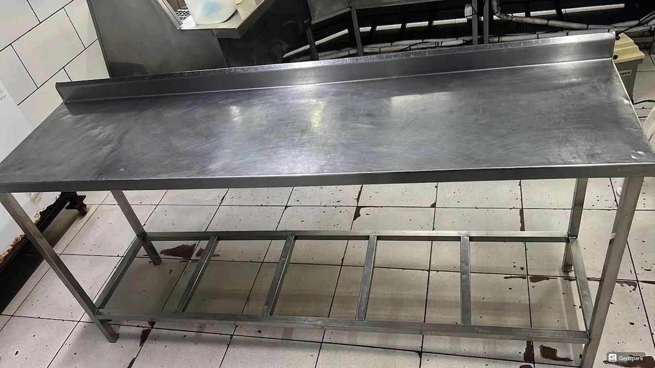 Mesa em inox