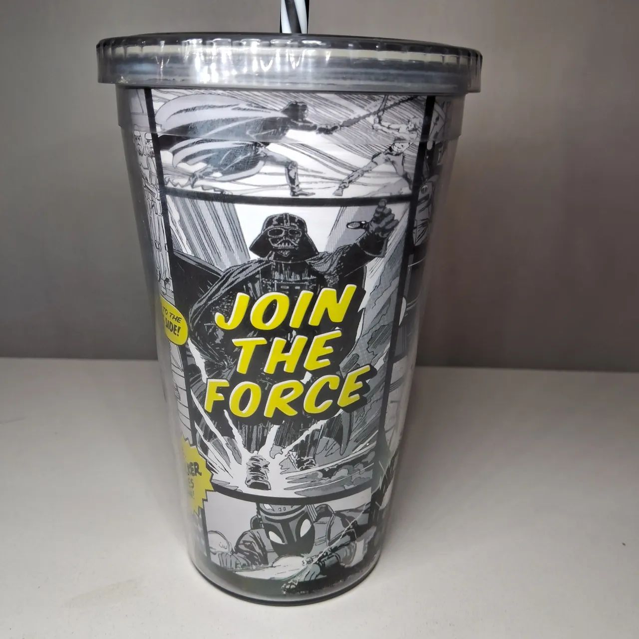 Star Wars - Copo Original Colecionavel Com Canudo da Imaginarium - Foto 5
