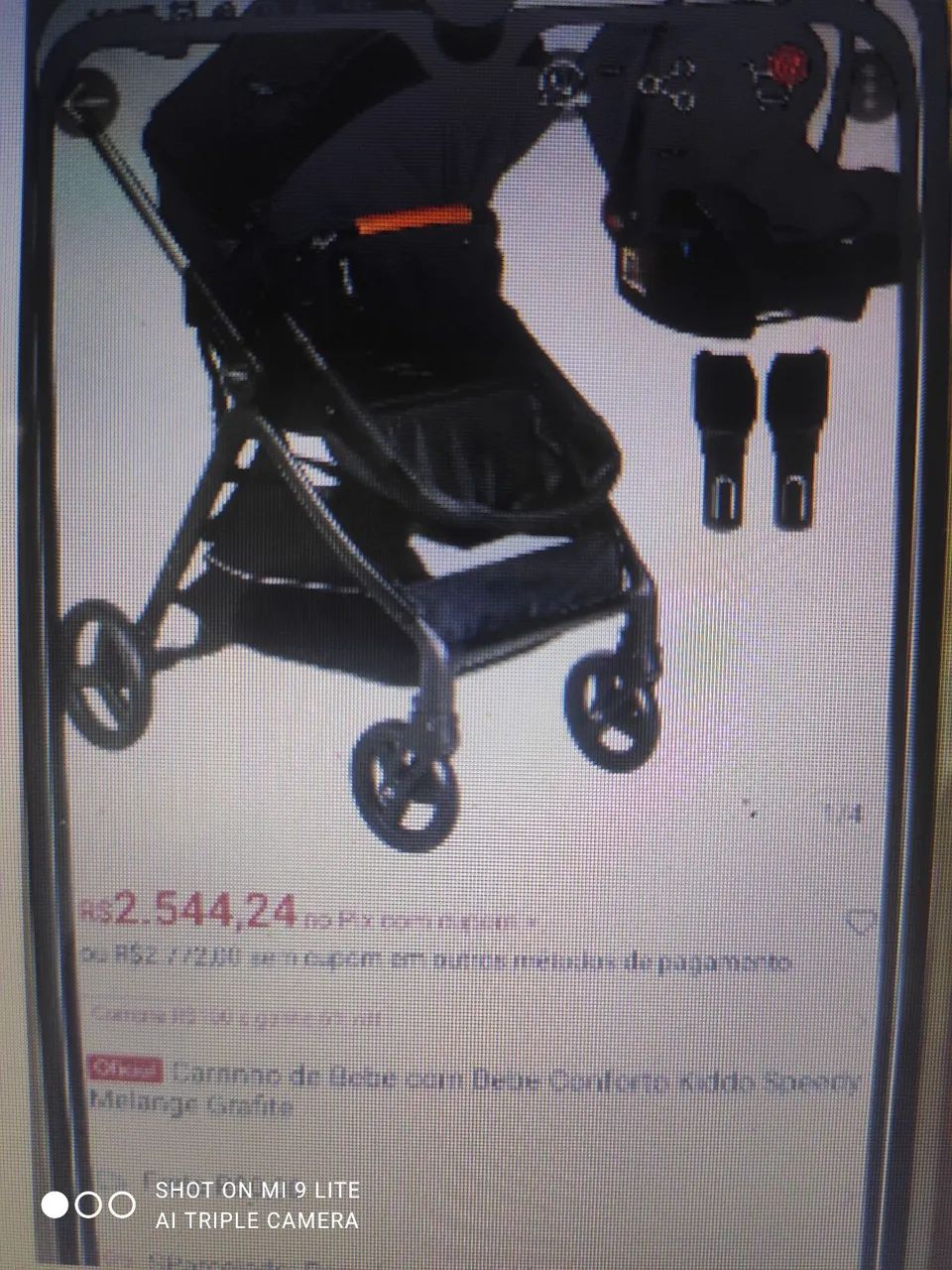 Carrinho de bebê SUPER LEVE E DOBRÁVEL.  Kiddo speedy 