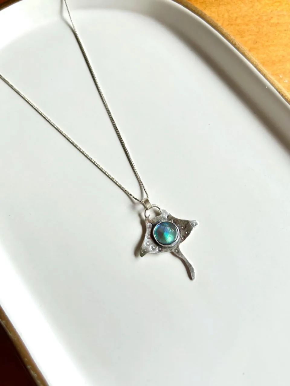 Colar Araia Abalone Prata 950