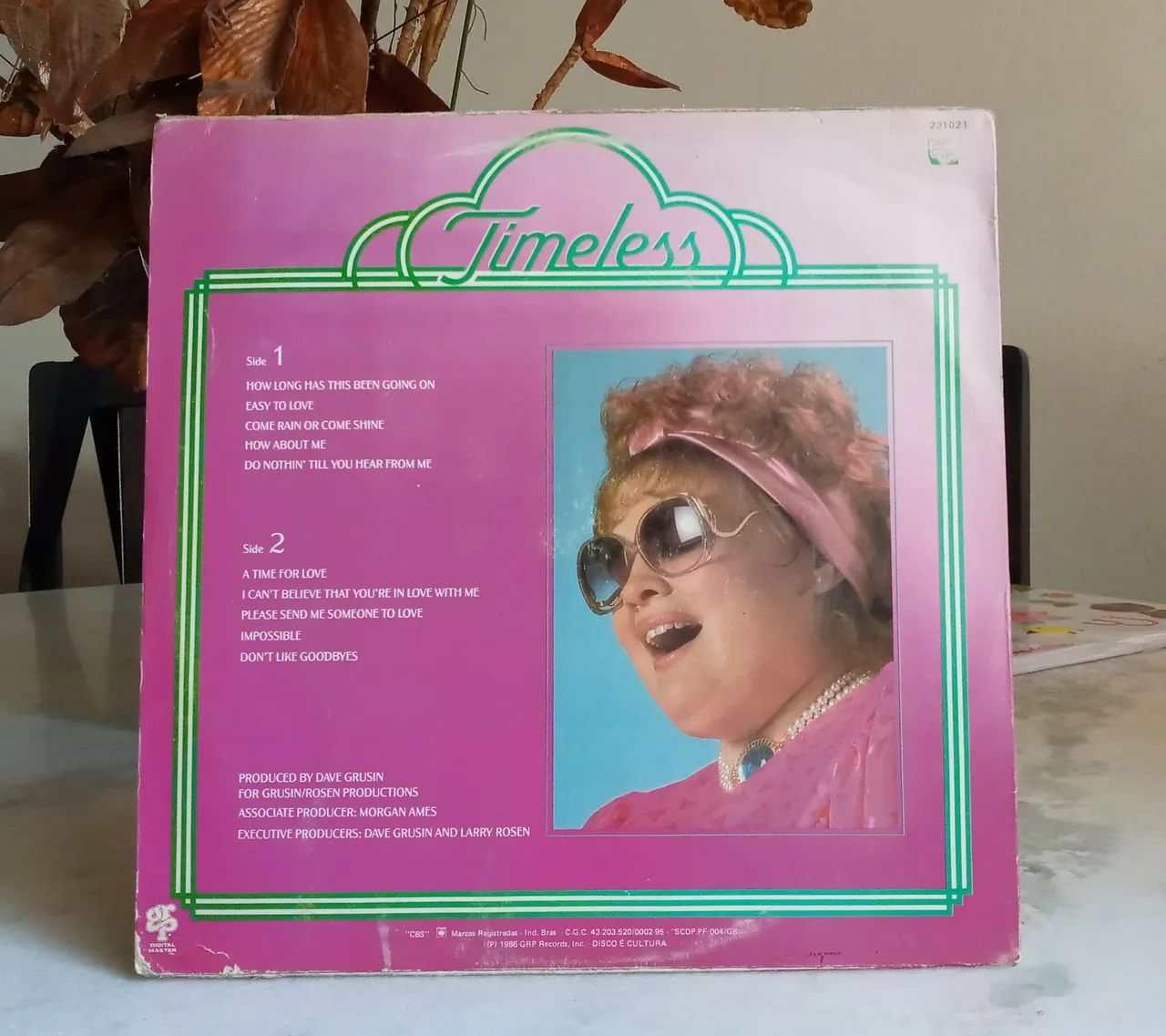 LP Vinil - Diane Schuur - Timeless (1986) com encarte - GRP - Foto 2