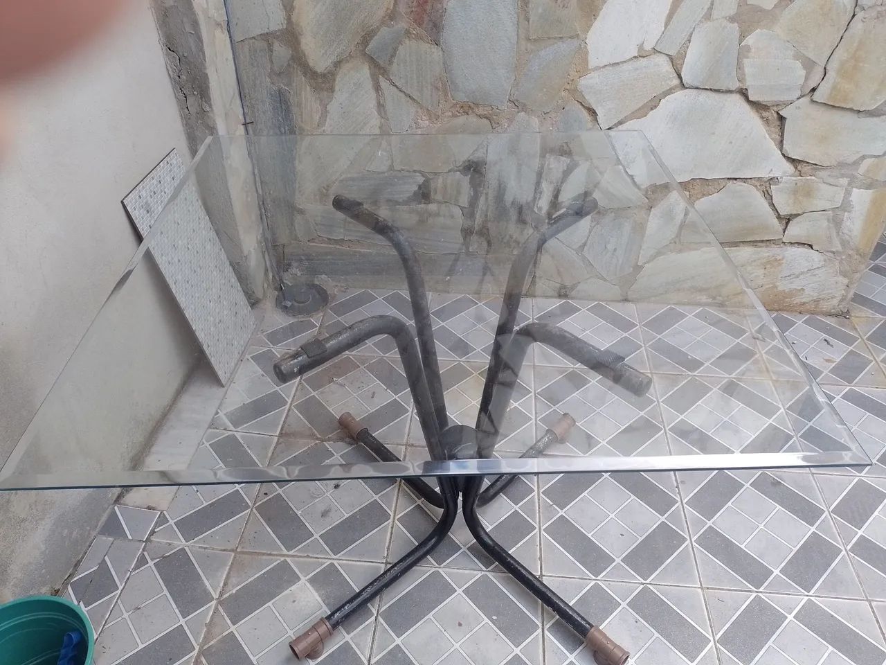 Tampo de vidro para mesa 