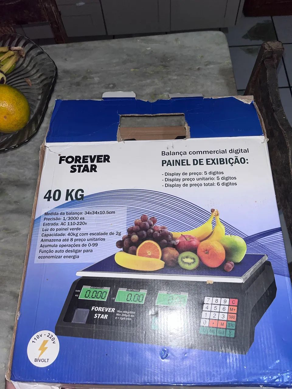 Vendo balança comercial digital (forever star) - Foto 3