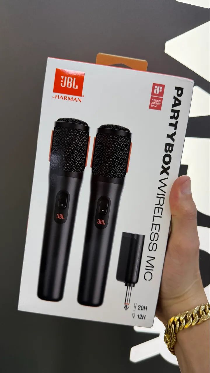 Microfone JBL sem fio (Produto NOVO)