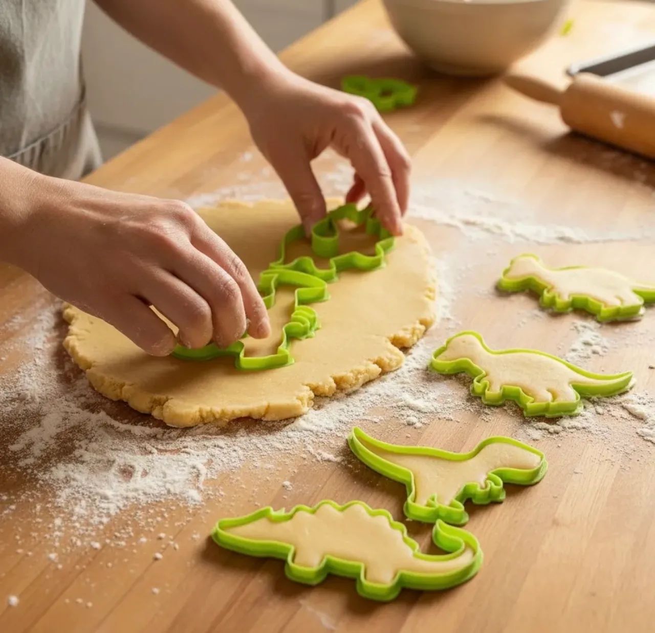 Kit com 5 Forminhas de Dinossauros para Biscoitos - Impressão 3D - Foto 4